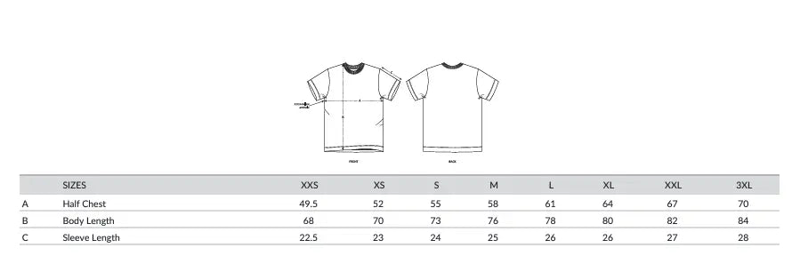 YUTEZ SIZE GUIDES